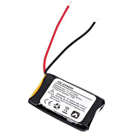 Ultralast Replacement Battery for Microsoft LIFECHAT ZX6000 Headset HS-ZX6000